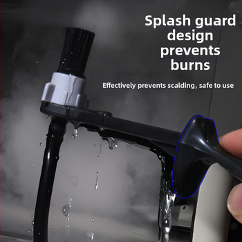 Βούρτσα καθαρισμού ατμού για μηχανή εσπρέσο με αποσπώμενο κεφαλάκι – πλαστικό, προστασία από εγκαύματα, απομάκρυνση λιπαρών ουσιών και ρύπων