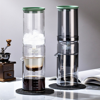 Κανάτα καφέ από γυαλί μποροσίλιτ για ice-drip και κρύο εκχύλισμα τσαγιού (έκδοση 2024, προσαρμογή διαθέσιμη, ιδιωτική ετικέτα με άδεια)