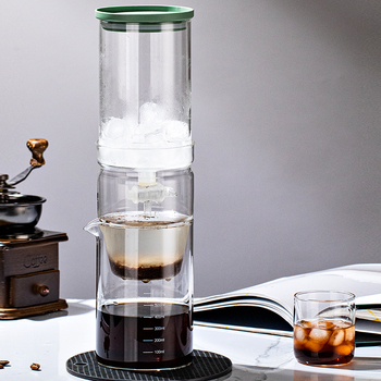 Κανάτα καφέ από γυαλί μποροσίλιτ για ice-drip και κρύο εκχύλισμα τσαγιού (έκδοση 2024, προσαρμογή διαθέσιμη, ιδιωτική ετικέτα με άδεια)
