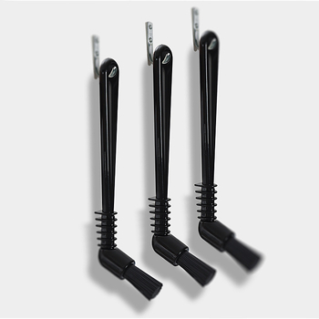 Espresso aparato plovimo galvos šepetėlis – PP+nylon šepetėlis, 14,5 g, lazeriu graviruotas logotipas, tinkamas biurui ir kavai