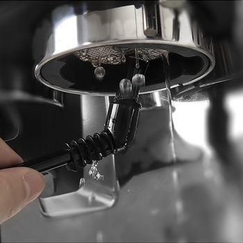 Espresso aparato plovimo galvos šepetėlis – PP+nylon šepetėlis, 14,5 g, lazeriu graviruotas logotipas, tinkamas biurui ir kavai