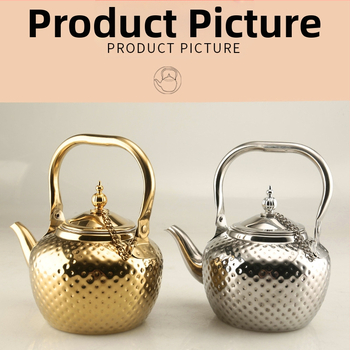 Mingyan ατσάλινος βραστήρας τσαγιού με φίλτρο — premium, ελαφρύ-λαμπερός στυλ, κατάλληλος για τσάι λουλουδιών και κρύα ροφήματα