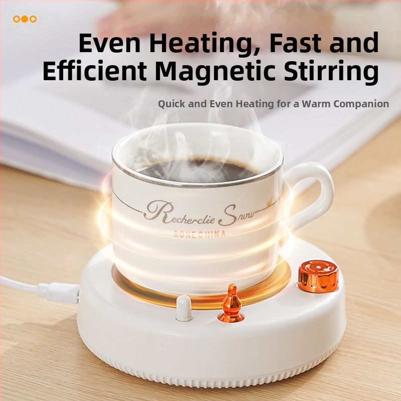 Загрявател за чаши за кафе с пластмасов корпус, захранване от мрежата, управление с копче, режим на работа с копче, без автоматично изключване