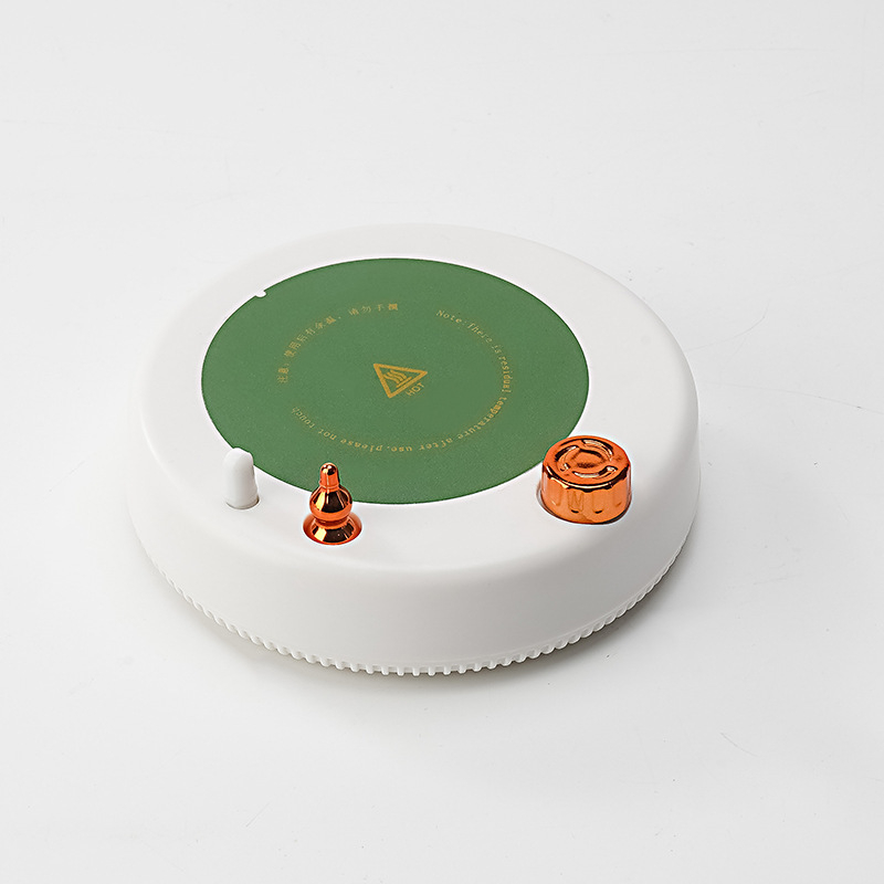 Загрявател за чаши за кафе с пластмасов корпус, захранване от мрежата, управление с копче, режим на работа с копче, без автоматично изключване