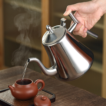 Weiyacang βραστήρας από ανοξείδωτο ατσάλι με φίλτρο, επίπεδη βάση, κατάλληλος για τσάι, καφέ και κρύο νερό