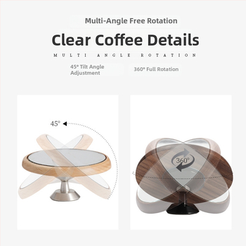 Καθρέφτης εξαγωγής καφέ για εσπρέσο — Ξύλο, Μάρκα ZX, Στυλ μοντέρνο-απλό, κατάλληλο για μπαρ και καφέ