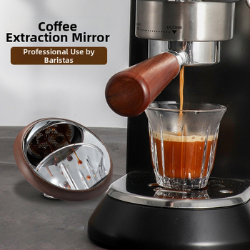 Καθρέφτης εξαγωγής καφέ για εσπρέσο — Ξύλο, Μάρκα ZX, Στυλ μοντέρνο-απλό, κατάλληλο για μπαρ και καφέ