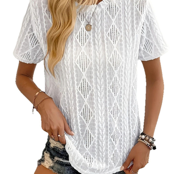 Τοπ πουλόβερ, κομψός στυλ; chiffon ύφασμα; πολυεστέρας 90-95%; σπάντεξ <30%