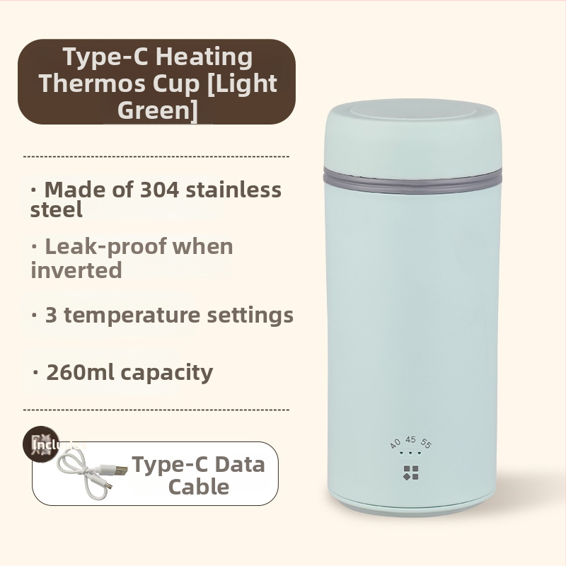 Портативна USB чаша за кипене на вода, модел YW-99, 15W, за кипене на вода и поддържане на топлина