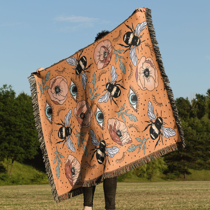 Ins stiliaus kempingo pledė – medvilnė, 1000–1499 g, visiems metų laikams, pirmosios klasės kokybė