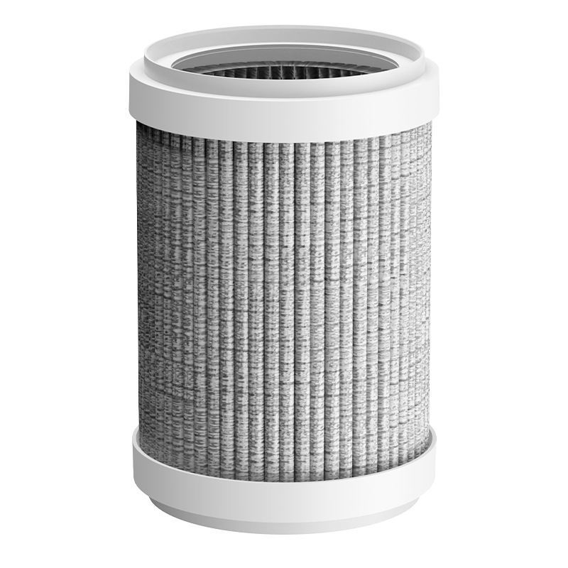 Purificator de aer USB cu filtrare HEPA, cărbune activ și fotocatalizator; elimină formaldehidă și mirosuri; zgomot redus