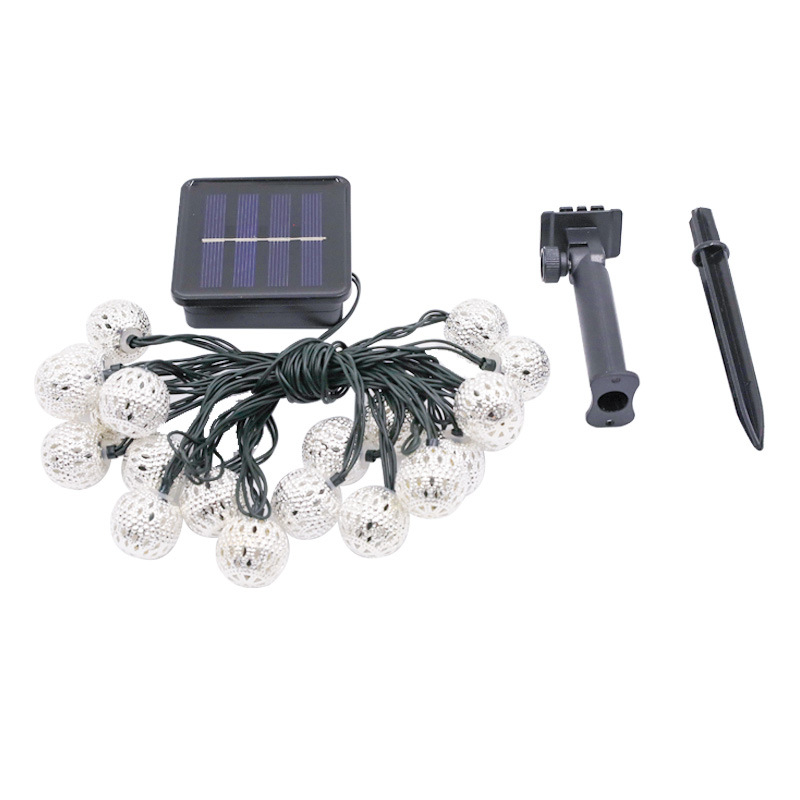 LED solarni marokanski kuglasti niz svjetala – vrt i terasu dekor, CE certifikat, model 19-SJQ, 0.05W, napon ≤36V, s daljinskim upravljanjem