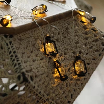 Εξωτερική σειρά LED φώτων – ρετρό φανάρι, Nichia LED, 20 LED, 4,5V, ρυθμιζόμενος φωτισμός, μπαταρία, μοντέλο GY-MA007