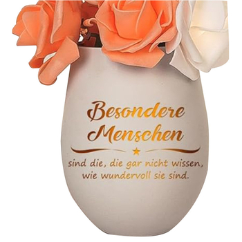 Яйцевидна ръчно издухана кристална стъклена чаша за вода с персонализирано лого