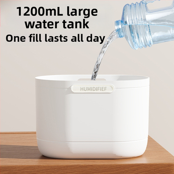 Oleff SD16 Υπερηχητικός Υγραντήρας, Δεξαμενή 1.0–2.5 L, Τρία Ακροφύσια Εκνέφωσης, Κάλυψη 10–20 m², Τροφοδοσία USB, Επιτραπέζιος Υγραντήρας συμβατός με Αιθέριο Έλαιο