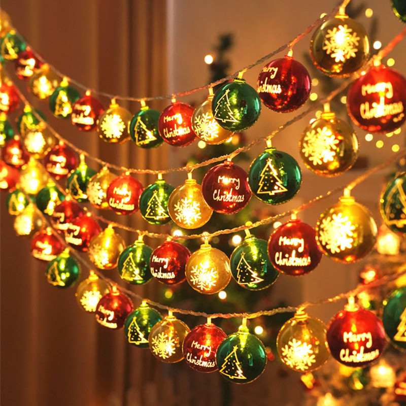 Коледна звездна светлинна лента с огледална подаръчна кутия, IP55, 2700K, 10–200 LED, 220V с батериен контролер