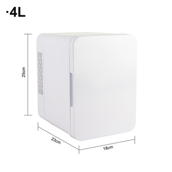 Изолиран автомобилен хладилник с двойно предназначение за кола и дом, 12V DC / 100-240V AC, 1,9 кг, алуминий + ABS, охлажда до 2°C и нагрява до 65°C