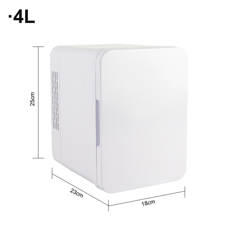 Изолиран автомобилен хладилник с двойно предназначение за кола и дом, 12V DC / 100-240V AC, 1,9 кг, алуминий + ABS, охлажда до 2°C и нагрява до 65°C