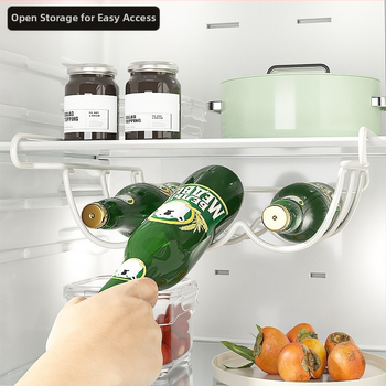 Σιδερένιο ράφι αποθήκευσης κουζίνας — μοντέρνος μινιμαλιστικός σχεδιασμός, δυνατότητα παραμετροποίησης, οργάνωση για το ψυγείο