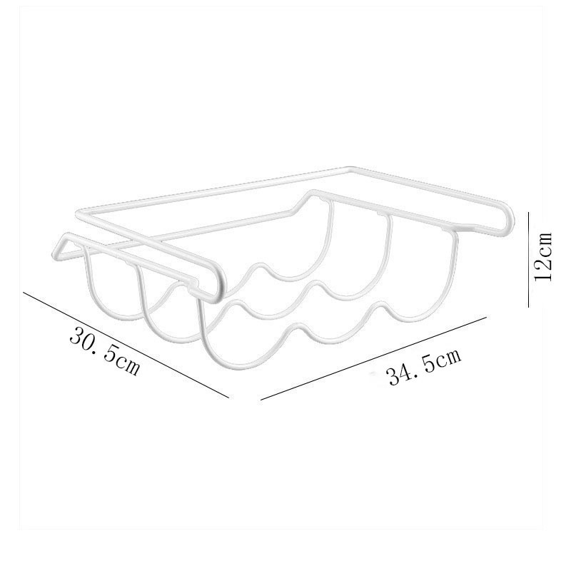 Vasból készült konyhai tárolóállvány — modern, minimalist design, testreszabható, hűtőszekrény szervező