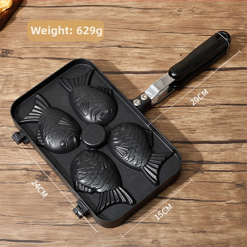 Μη κολλητική αλουμινένια φόρμα ψησίματος για βάφλες, αυγά και κέικ, με ακανόνιστο σχήμα, οικιακή χρήση.