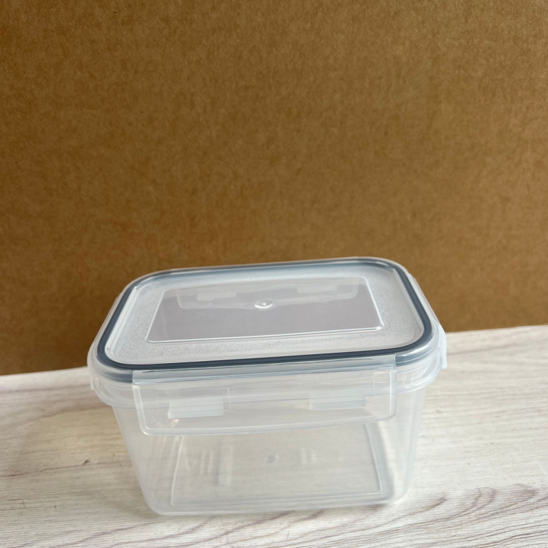 15 gabalu caurspīdīgi PP plastmasas uzglabāšanas trauki graudiem un žāvētām augļiem – virtuves uzglabāšanai ar hermētisku vāciņu