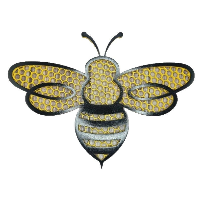 Пчелоподобен плаващ остров за опрашване, 3D принт, PLA, модерен арт украшение