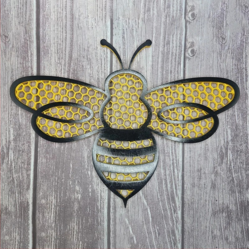 Пчелоподобен плаващ остров за опрашване, 3D принт, PLA, модерен арт украшение