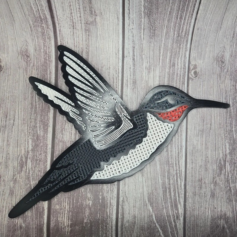 Пчелоподобен плаващ остров за опрашване, 3D принт, PLA, модерен арт украшение