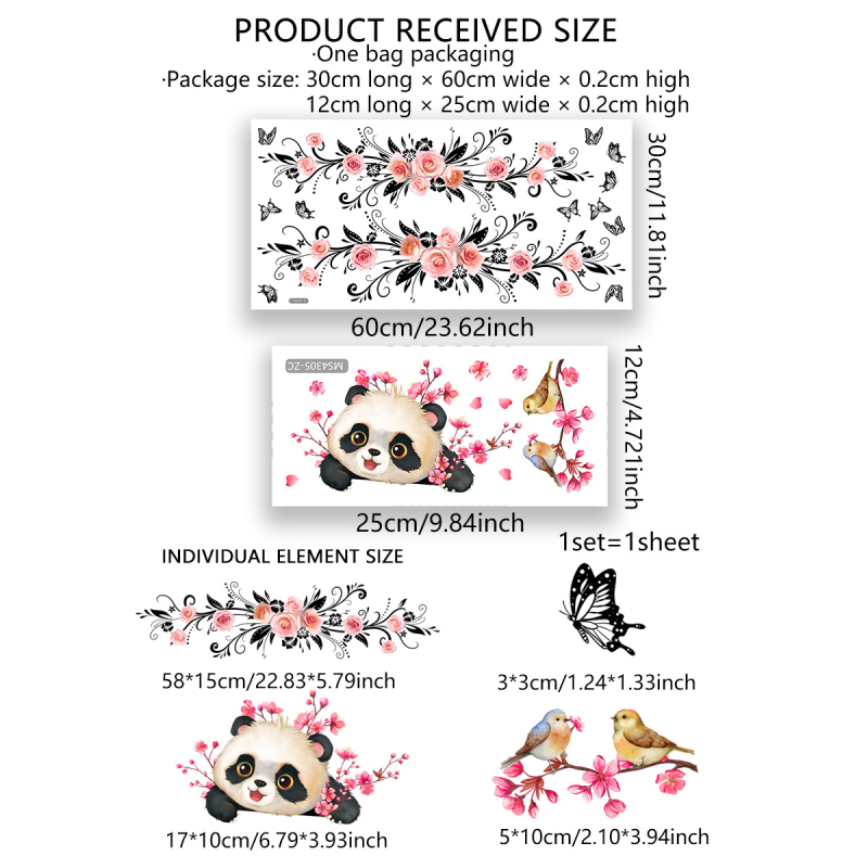 Fali matrica – növény- és virámmintás, PVC anyag, 1 db, nappaliba és hálószobába, modern minimalista stílus