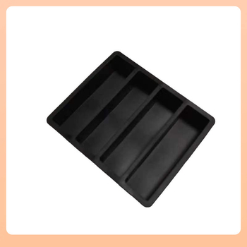 Σιλικονούχα παγοθήκη με 4 μακριά ορθογώνια διαμερίσματα, χωρητικότητα 150 ml, εύκολη αφαίρεση, δυνατότητα εκτύπωσης λογοτύπου, προέλευση Huizhou, Guangdong, 2024