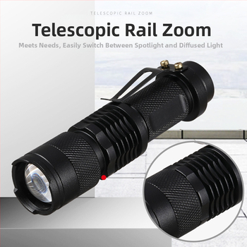 Φακός UV 365 nm, αλουμινένιο κράμα σώματος, LED 5W, φόρτιση