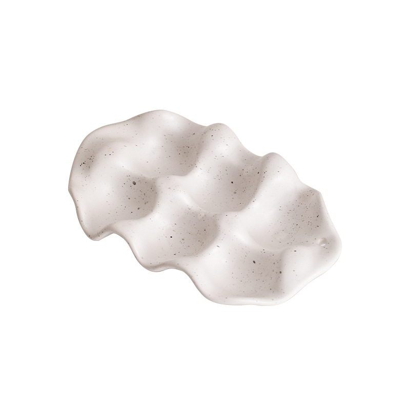 Керамична поставка за яйца за хладилник, модерен дизайн, съхранение