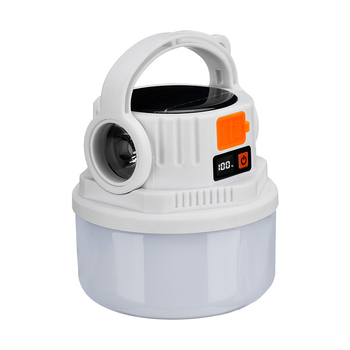 Coolba Кампинг светлина с 2835 LED светодиоди, слънчево зареждане, бутонен превключвател