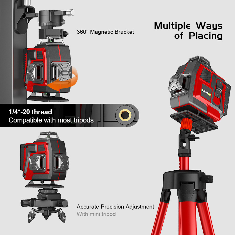 LFINE TAOZHUANG лазерен нивелир за декорация, лазерен принцип на работа, произход Nantong