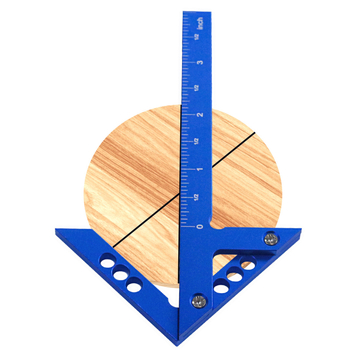 Αλουμινένιος κεντρικός εντοπιστής για ξυλουργική – ορθογώνιο και γραμμή 45°