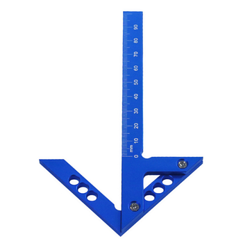 Αλουμινένιος κεντρικός εντοπιστής για ξυλουργική – ορθογώνιο και γραμμή 45°