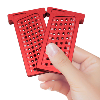 Αλουμινένιο Τ-Ρούλερ για ξυλουργική: μετρικές και βρετανικές μονάδες, Τ-σχήματος οπή για χάραξη και διάταξη