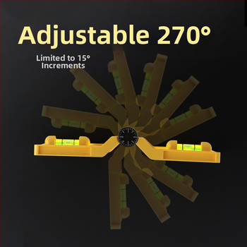 Многофункционален нивелир за колони, сгъваем вертикален прът и парапет, прецизен монтажен инструмент от стоманена конструкция (Level gauge)