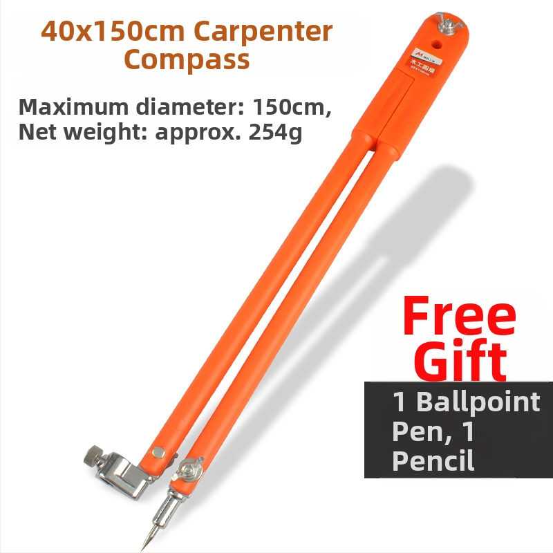 Дърводелски компас и маркиращ измервател; неръждаема стомана; за прецизно маркиране и чертане; тип: калибър
