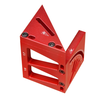 Onkel.J Ξυλουργικός διαγραμμιστής 45° γωνίας, κανόνας χάραξης 90°, κυκλικός κεντρικός δείκτης