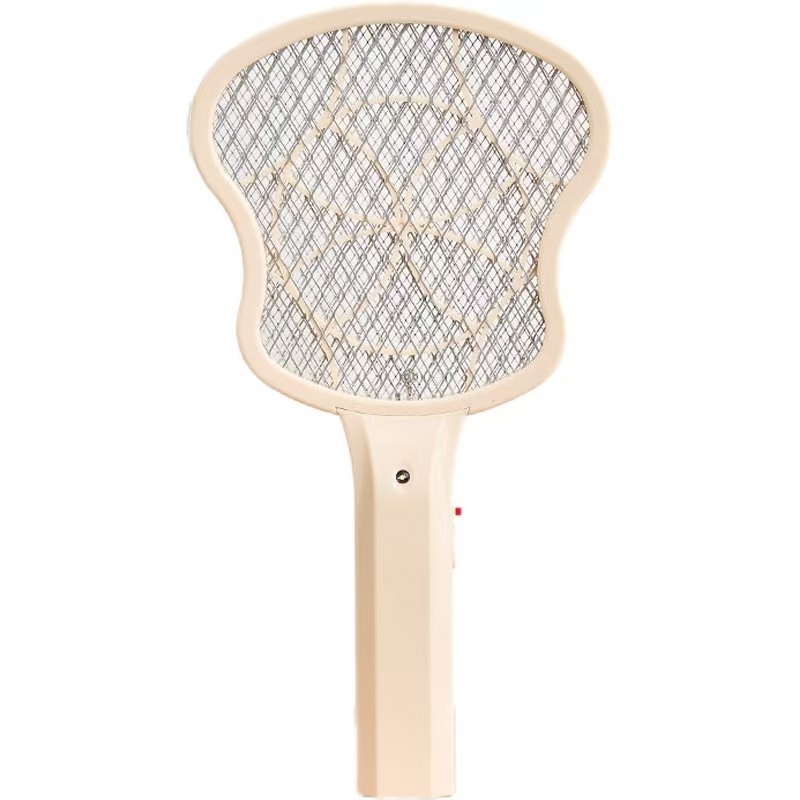 Ηλεκτρική ρακέτα κουνουπιών χειρός με LED, αλουμινένιο δίκτυ, μη περιστρεφόμενη κεφαλή, κατάλληλη για έως 10 m², χωρίς ενσωματωμένη μπαταρία