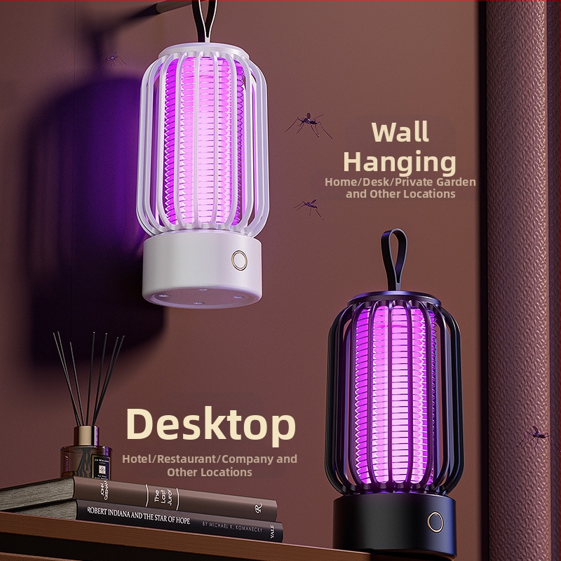 Elektrinė uodų naikinimo lempa su USB maitinimu, LED apšvietimas, įmontuota baterija, veikimo zona 11–20㎡, įkrovimo laikas 1–3 valandos