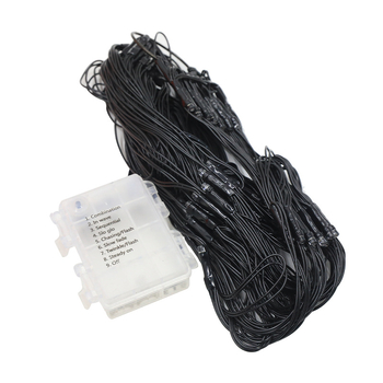 Halloween LED φωτιστικό αράχνης-ιστών με τηλεχειριστήριο, 70 LED, 110V, IP42, διάρκεια ζωής 50 000 ωρών, τροφοδοσία με θήκη μπαταριών