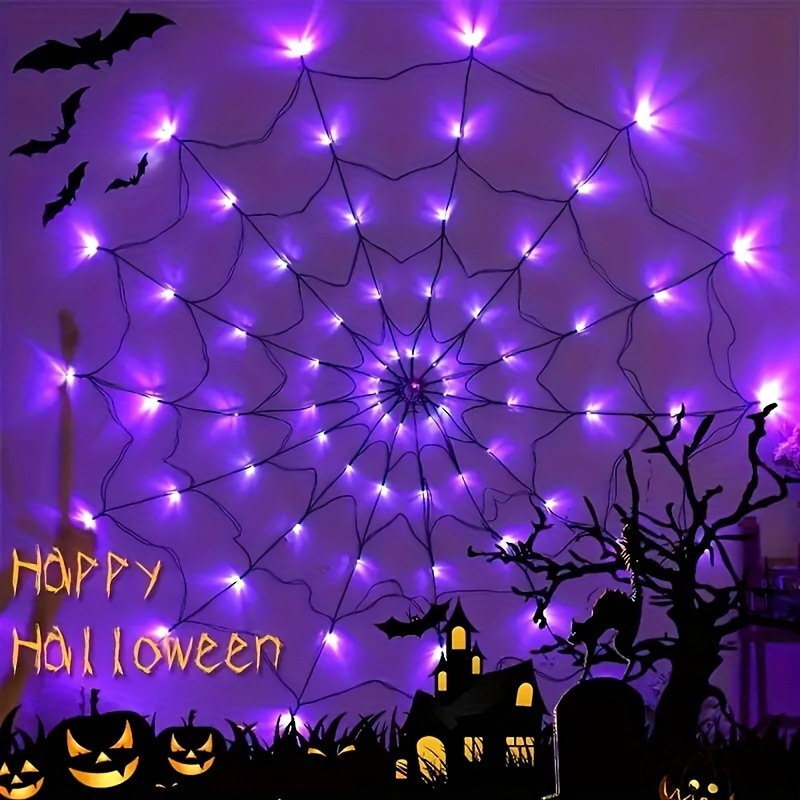 Halloween LED niz s daljinskim upravljanjem, 70 LED, 110V, IP42, vijek trajanja 50 000 sati, napajanje baterijskom kutijom