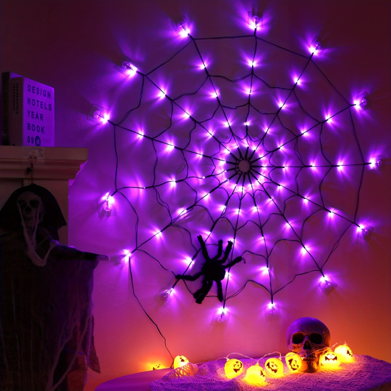 Halloween LED niz s daljinskim upravljanjem, 70 LED, 110V, IP42, vijek trajanja 50 000 sati, napajanje baterijskom kutijom