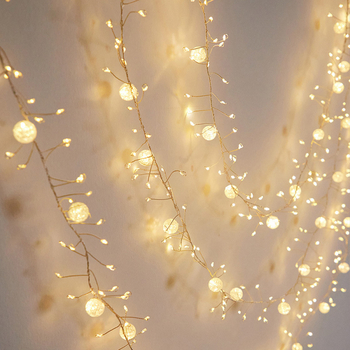 LED нишкова гирлянда за вътрешно ползване, 400 LED, 8 режима, 24W, IP66