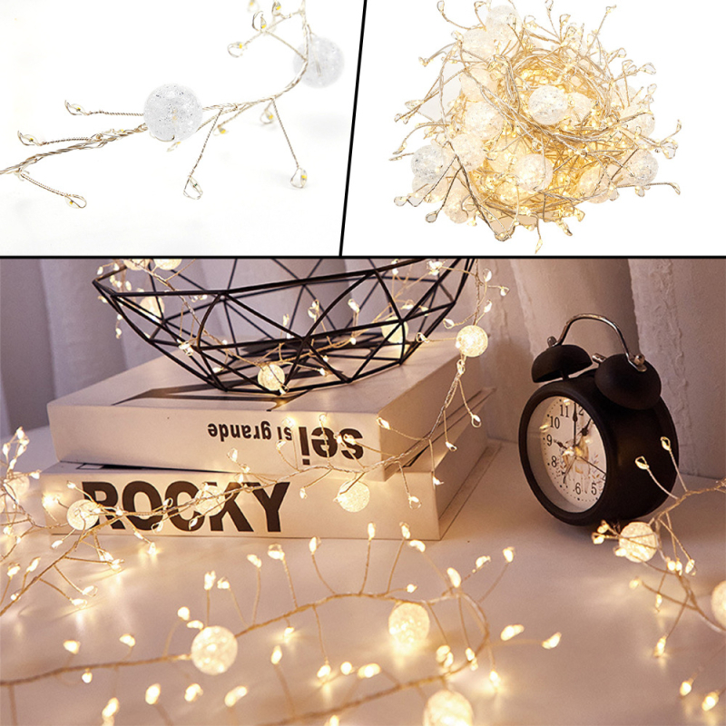 LED niz svjetala za unutarnju upotrebu, 400 LED, 8 načina, 24W, IP66
