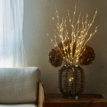 LED φώτα με χαλκό σύρμα – σχέδιο κλάδων δέντρου, 150 LED, IP44, Είσοδος ≤36V, ελεγκτής 5/8 λειτουργιών, διάρκεια ζωής 20000h