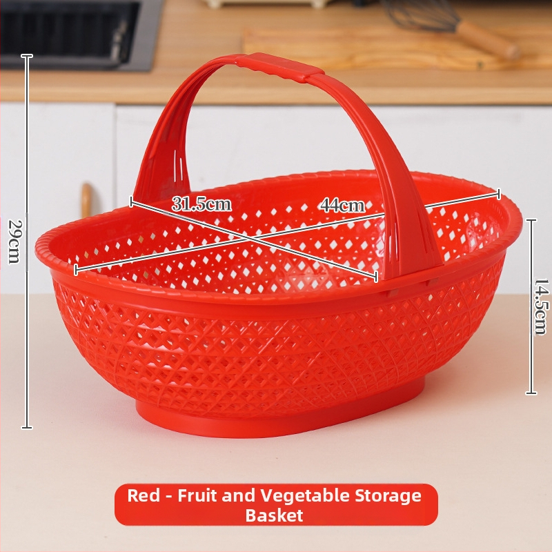 Pirkinių krepšys: plastikinis krepšys su bambuko imitacija, nešiojamas, 10 kg apkrova, drenavimo krepšys